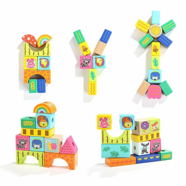 Set de constructie - animalute din padure