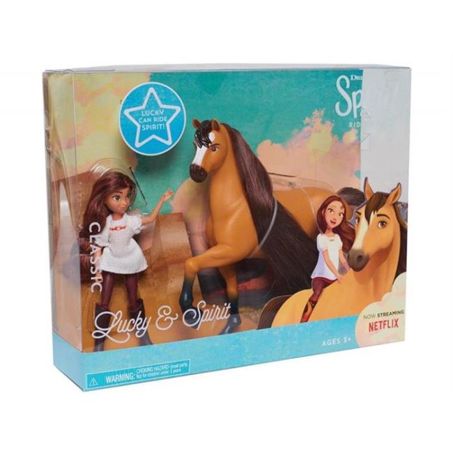 Jucarie Spirit Small Doll & Classic Horse Lucky And Spirit - VG71606
