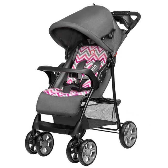 Lionelo - Carucior sport Emma Plus Scandi Cu accesorii, Roz BYNLO-EMMA PLUS_PINK_SCANDI