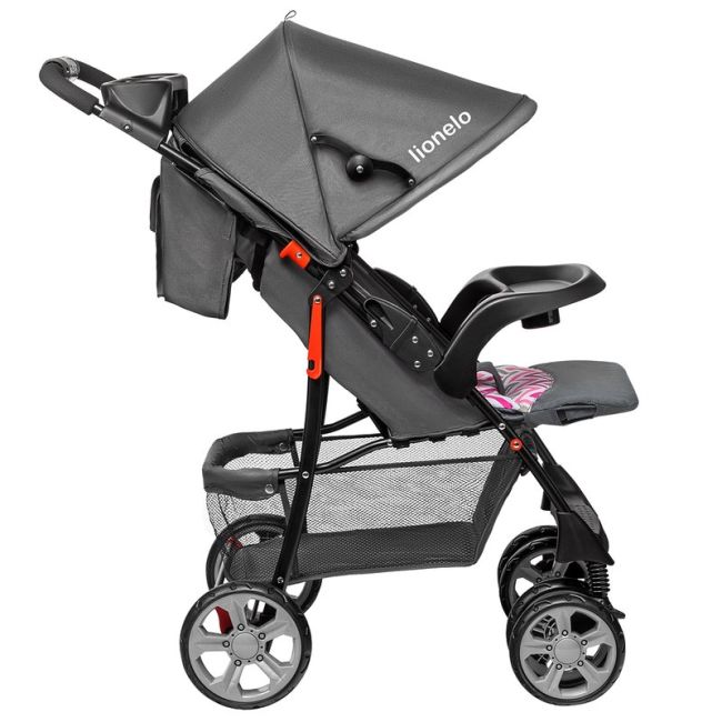 Lionelo - Carucior sport Emma Plus Scandi Cu accesorii, Roz BYNLO-EMMA PLUS_PINK_SCANDI