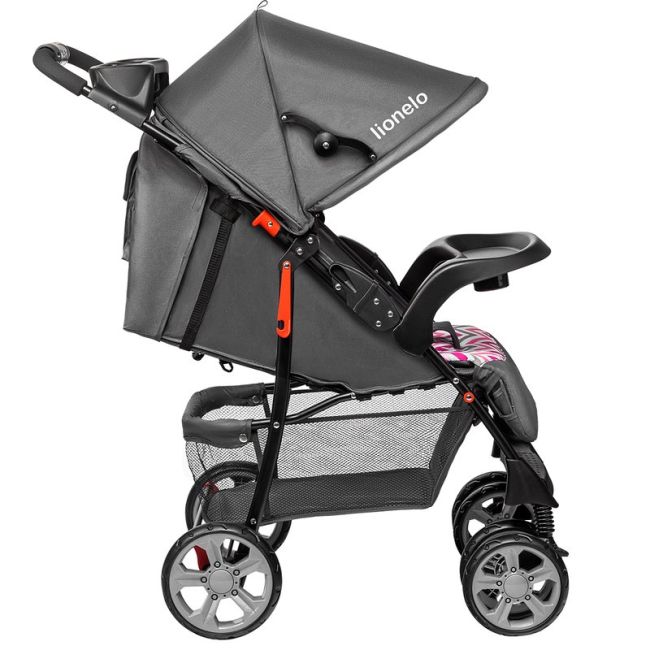 Lionelo - Carucior sport Emma Plus Scandi Cu accesorii, Roz BYNLO-EMMA PLUS_PINK_SCANDI