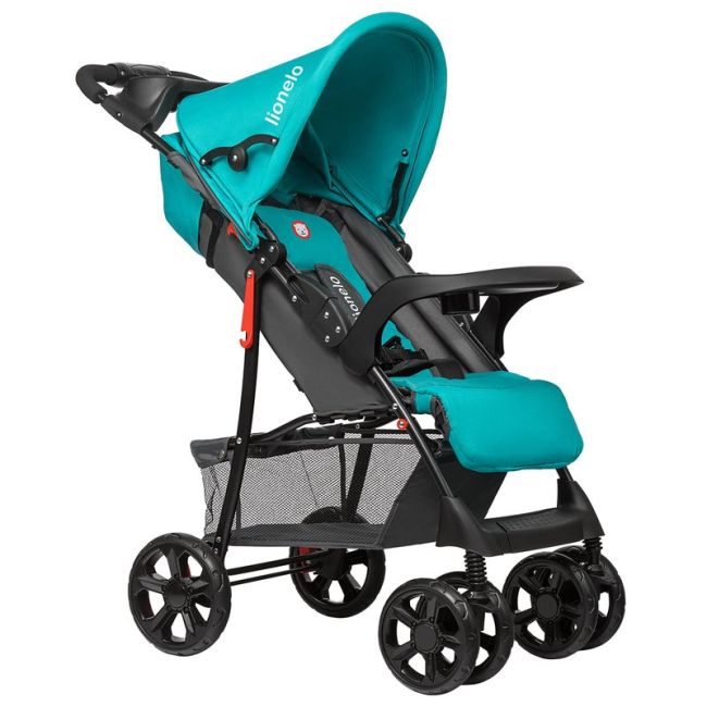 Lionelo - Carucior sport Emma Plus Vivid Cu accesorii, Turcoaz BYNLO-EMMA PLUS_VIVID_TURQUOISE