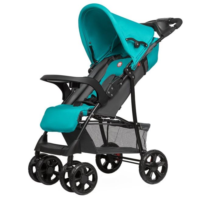 Lionelo - Carucior sport Emma Plus Vivid Cu accesorii, Turcoaz BYNLO-EMMA PLUS_VIVID_TURQUOISE