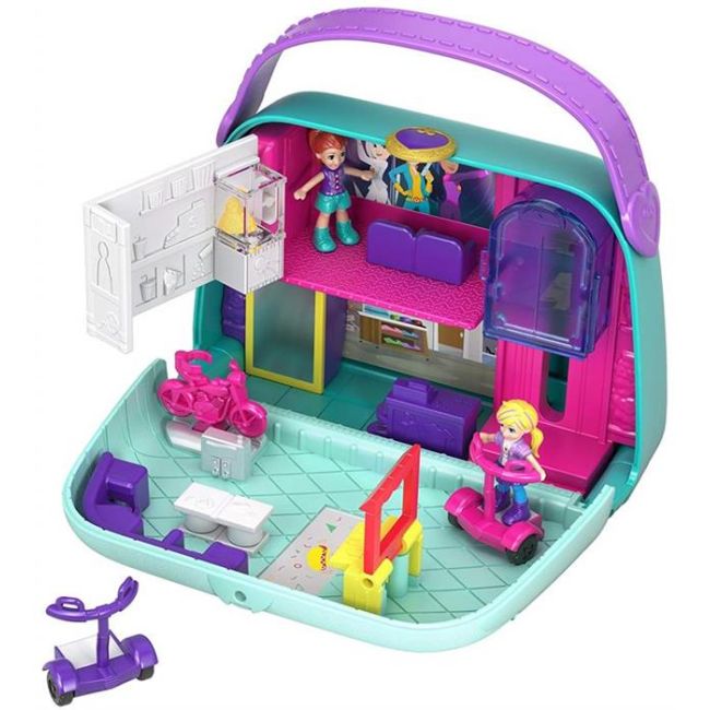 Jucarie Polly Pocket World Shopping Mall Compact Play Set - VG72115
