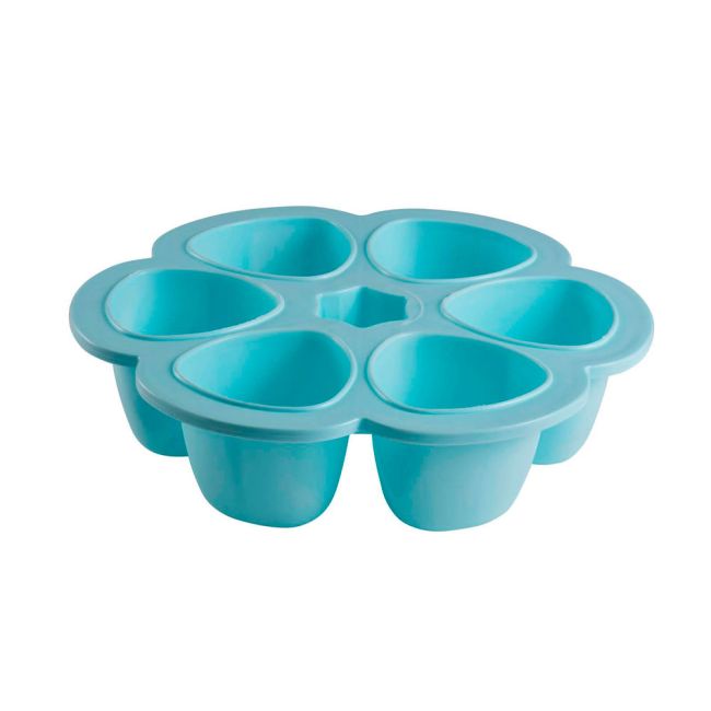 Recipient ermetic silicon multiportii Beaba Blue ERFB912456