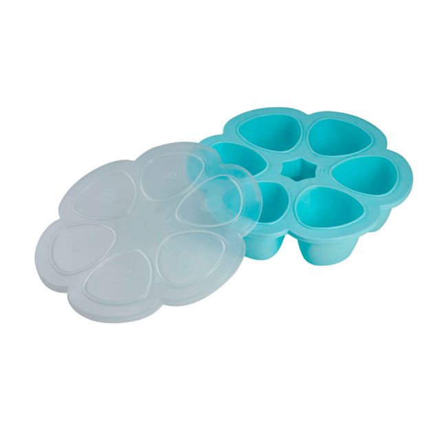 Recipient ermetic silicon multiportii Beaba Blue ERFB912456