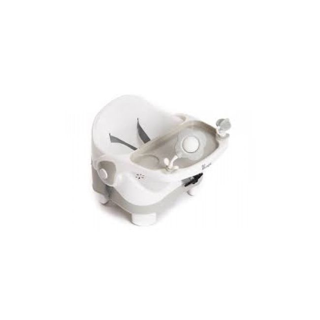 Scaun de masa bebelusi booster si inaltator detasabil Bo Jungle cu tavita detasabila gri - SOLBJB730010