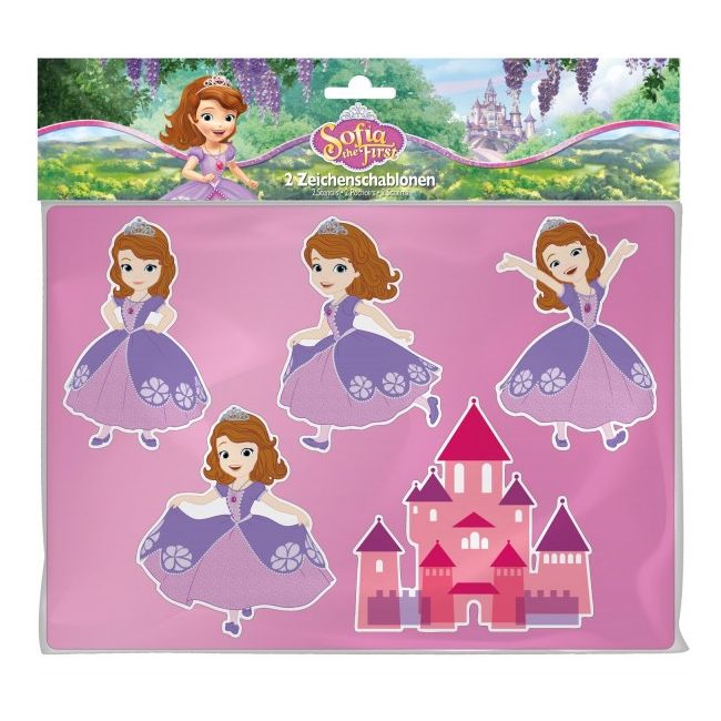Set sabloane desen Printesa Sofia Lena pentru copii - SOLLE65791