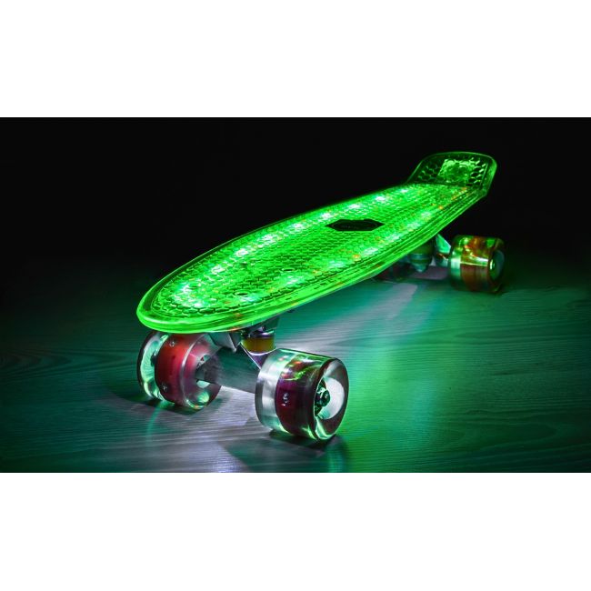 Penny board Mad Cruiser Full Led-verde - SM2073-2