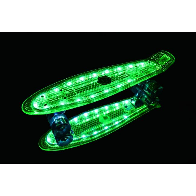 Penny board Mad Cruiser Full Led-verde - SM2073-2