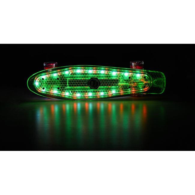 Penny board Mad Cruiser Full Led-verde - SM2073-2