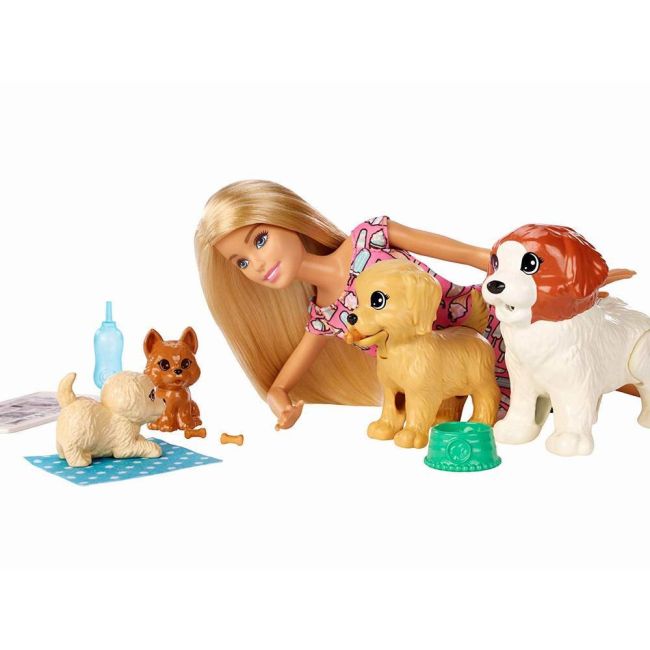 PAPUSA BARBIE SET CU CATELUSI VIVMTFXH08