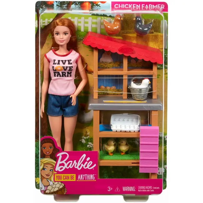 BARBIE CARIERE SET MOBILIER CU PAPUSA LA FERMA VIVMTDHB63_FXP15