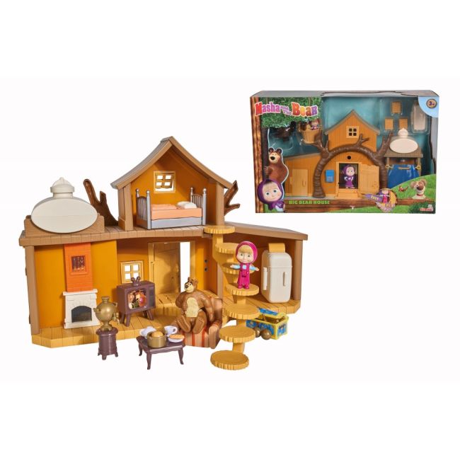 MASHA CASUTA URSULUI CU 2 ETAJE, FIGURINE SI FUNCTIUNI VIV109301032