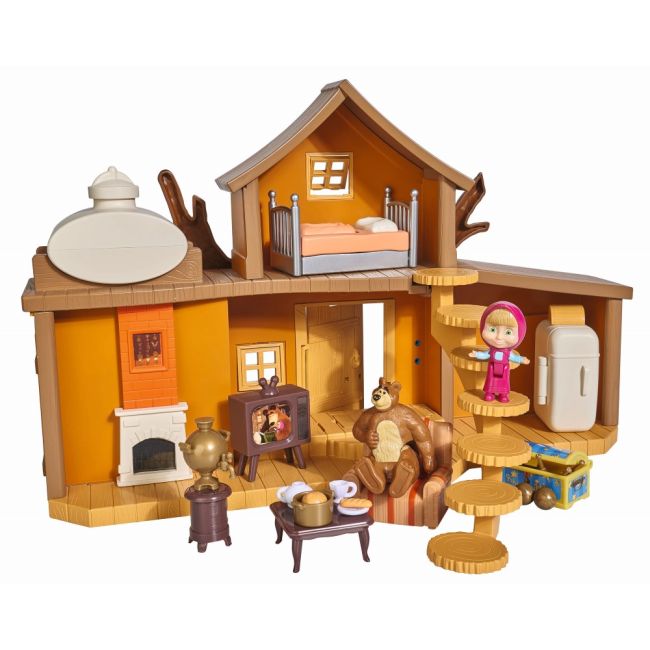 MASHA CASUTA URSULUI CU 2 ETAJE, FIGURINE SI FUNCTIUNI VIV109301032