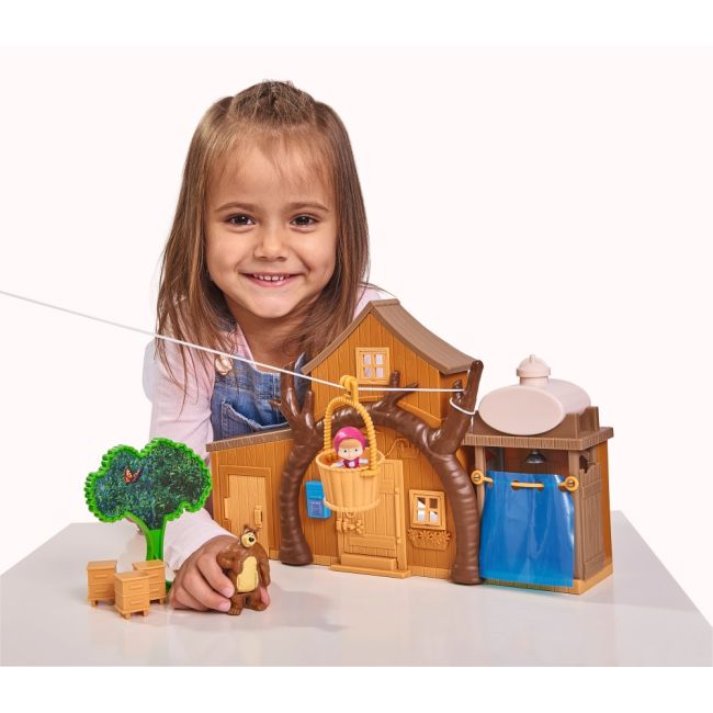 MASHA CASUTA URSULUI CU 2 ETAJE, FIGURINE SI FUNCTIUNI VIV109301032