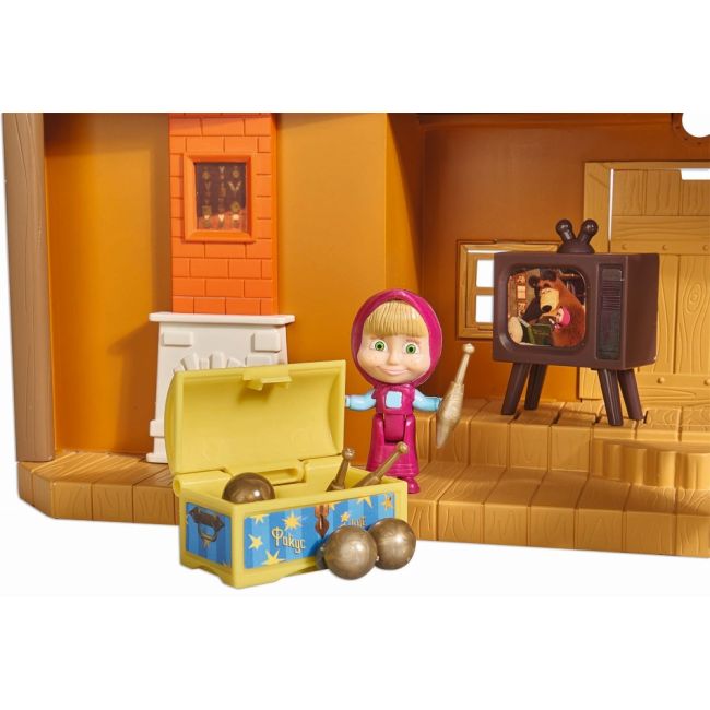 MASHA CASUTA URSULUI CU 2 ETAJE, FIGURINE SI FUNCTIUNI VIV109301032