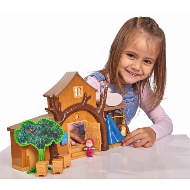 MASHA CASUTA URSULUI CU 2 ETAJE, FIGURINE SI FUNCTIUNI VIV109301032