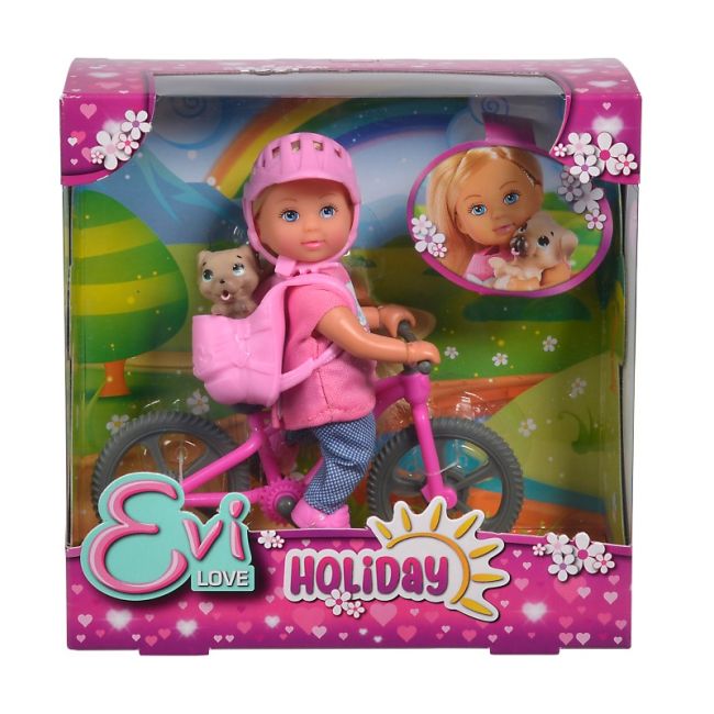 PAPUSICA EVI CU BICICLETA VIV105733273038