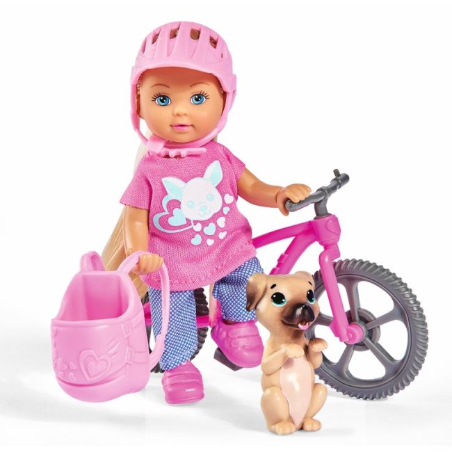 PAPUSICA EVI CU BICICLETA VIV105733273038