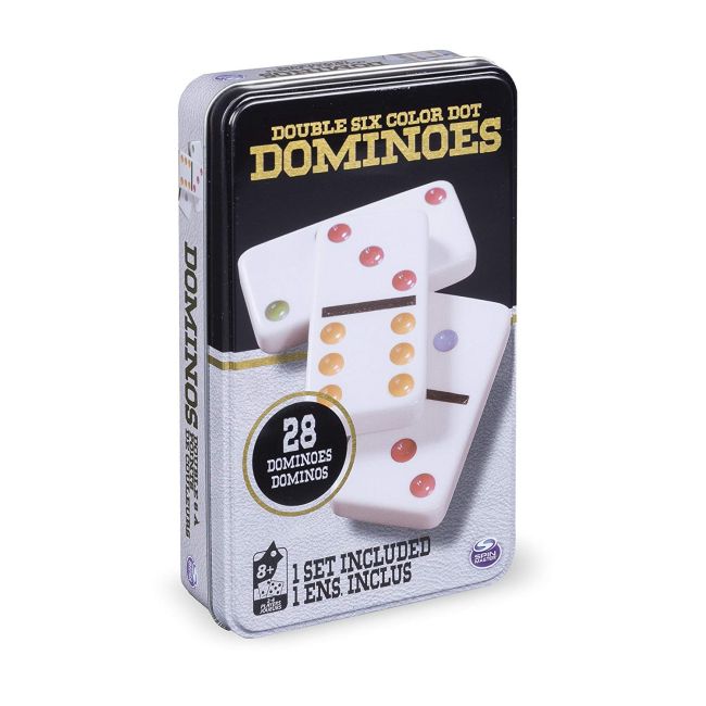 JOC DOMINO 6 CULORI IN CUTIE DE METAL VIV6033156