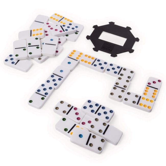 JOC DOMINO 6 CULORI IN CUTIE DE METAL VIV6033156