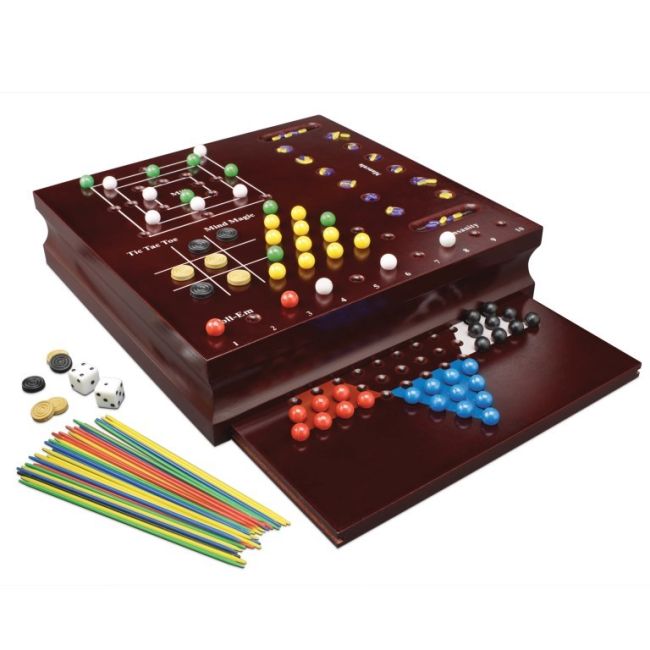 SET 10 JOCURI IN CUTIE DE LEMN VIV6033153