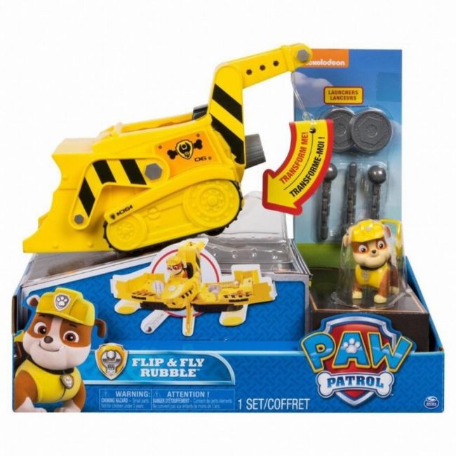 SET DE JOACA SPIN MASTER PAW PATROL VEHICUL FLIP AND FLY RUBBLE VIV6037883_20088698