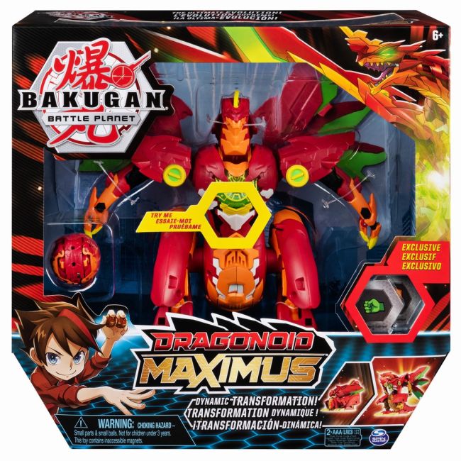 BAKUGAN DRAGANOID MAXIMUS CU LUMINI SI SUNETE VIV6051243