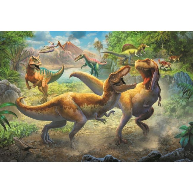 PUZZLE TREFL 160 TYRANNOSAURI IN LUPTA VIV15360