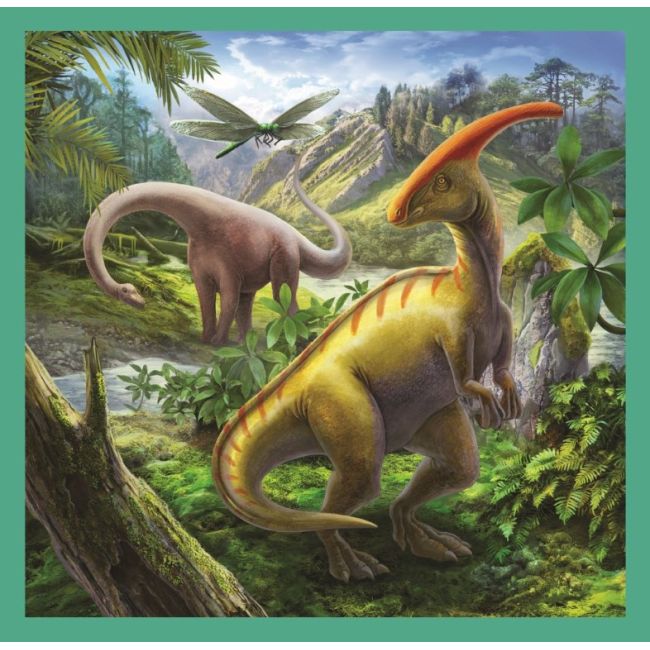 PUZZLE TREFL 3IN1 LUMEA EXTRAORDINARA A DINOZAURILOR VIV34837