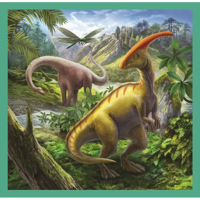 PUZZLE TREFL 3IN1 LUMEA EXTRAORDINARA A DINOZAURILOR VIV34837