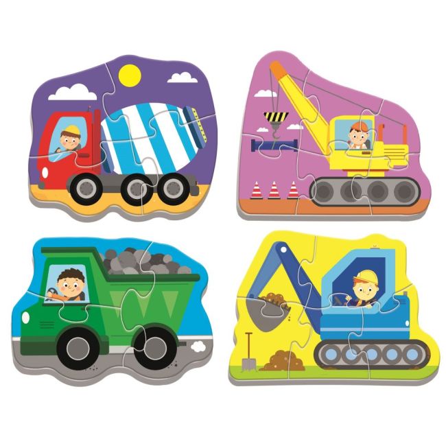 PUZZLE TREFL BABY CLASIC UTILAJE LA TREABA 18 PIESE VIV36072