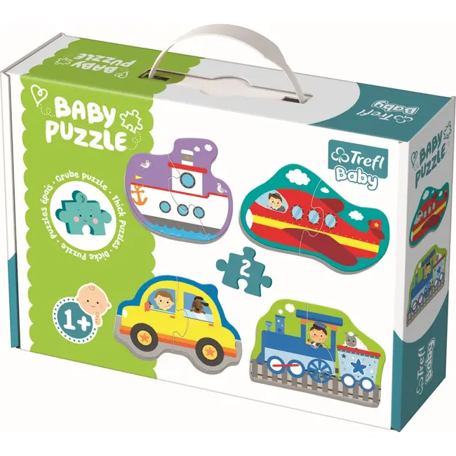 PUZZLE TREFL BABY CLASIC VEHICULE PENTRU TRANSPORT 8 PIESE VIV36075