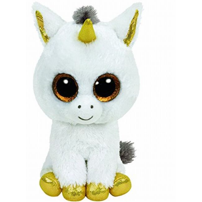 PLUS TY 15CM BOOS PEGASUS UNICORN ALB VIVTY36179