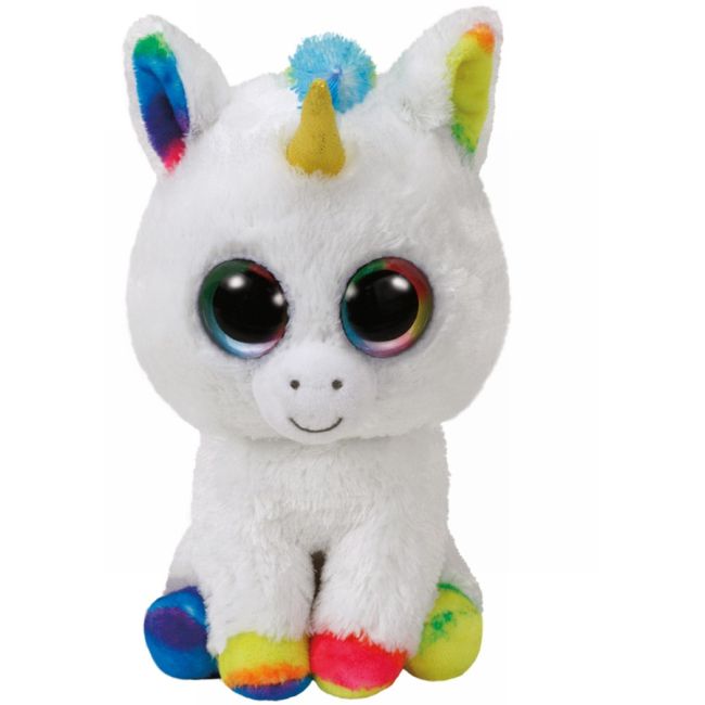 PLUS TY 15CM BOOS PIXY UNICORN ALB VIVTY36852