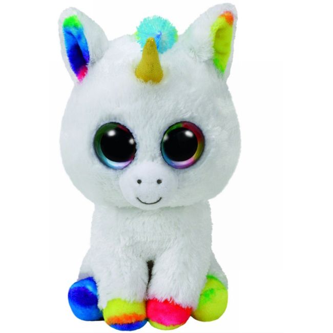 PLUS TY 24CM BOOS PIXY UNICORN ALB VIVTY37157