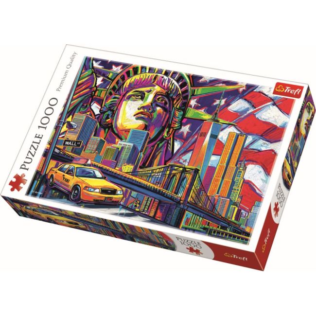 PUZZLE TREFL 1000 NEW YORK IN CULORI VIV10523
