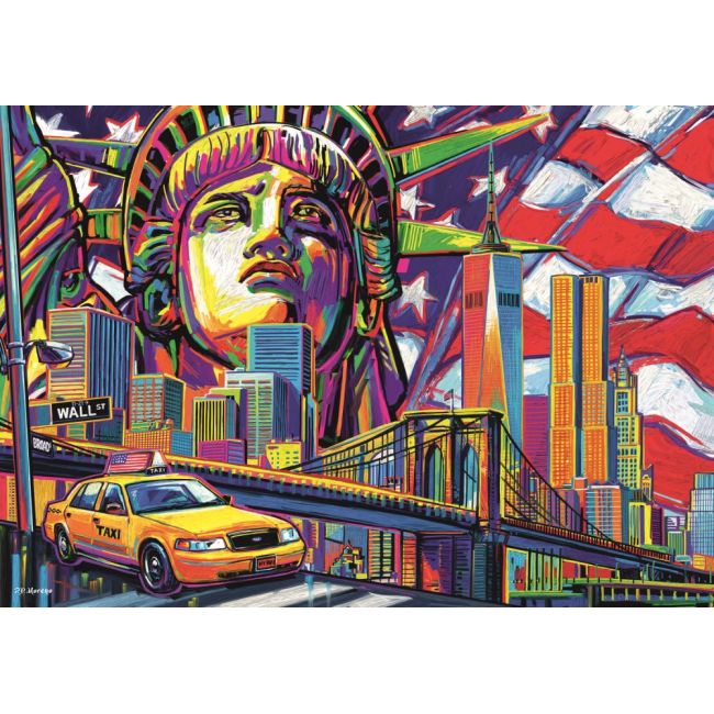 PUZZLE TREFL 1000 NEW YORK IN CULORI VIV10523