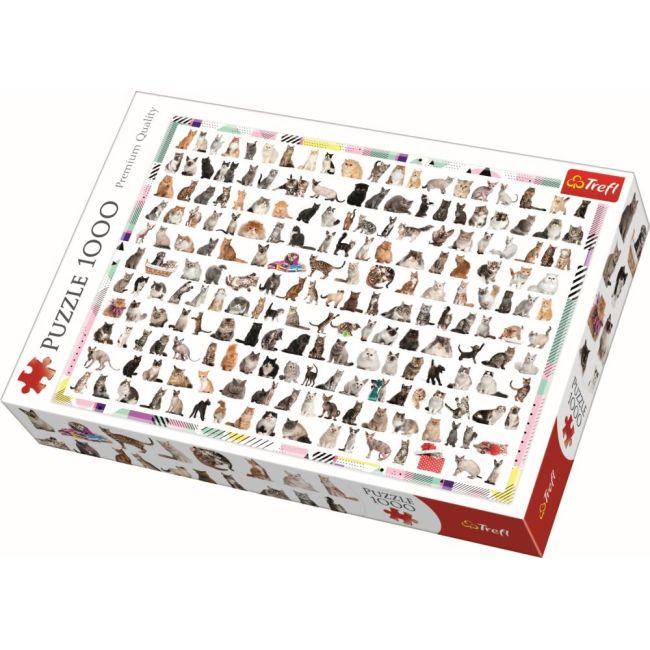 PUZZLE TREFL 1000 PISICI 208 LA NUMAR VIV10498