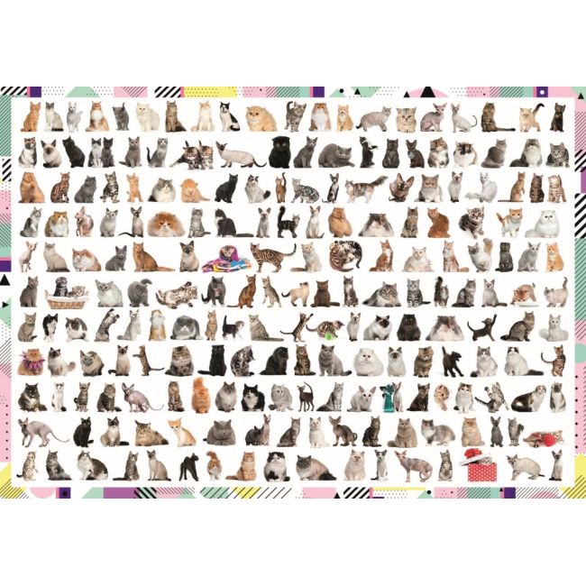 PUZZLE TREFL 1000 PISICI 208 LA NUMAR VIV10498