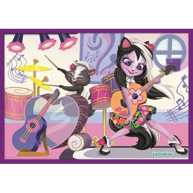 PUZZLE TREFL 10IN1 AVENTURILE ENCHANTIMALS VIV90354