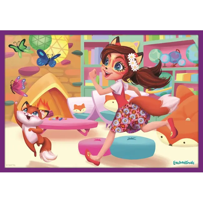 PUZZLE TREFL 10IN1 AVENTURILE ENCHANTIMALS VIV90354
