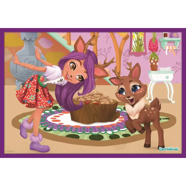PUZZLE TREFL 10IN1 AVENTURILE ENCHANTIMALS VIV90354