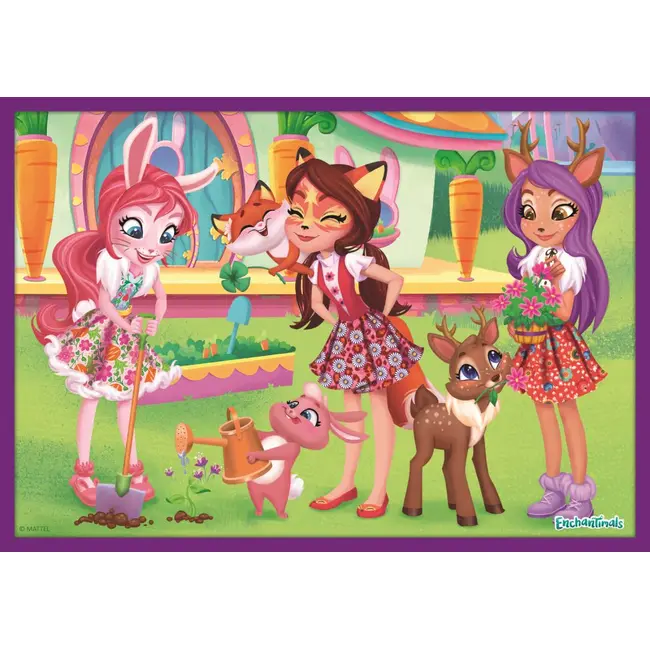 PUZZLE TREFL 10IN1 AVENTURILE ENCHANTIMALS VIV90354