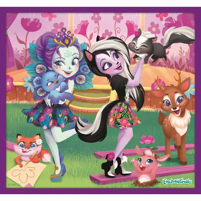 PUZZLE TREFL 10IN1 AVENTURILE ENCHANTIMALS VIV90354