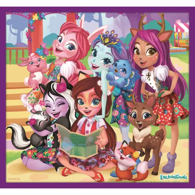 PUZZLE TREFL 10IN1 AVENTURILE ENCHANTIMALS VIV90354