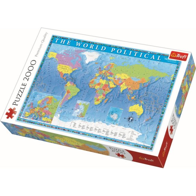 PUZZLE TREFL 2000 HARTA POLITICA A LUMII VIV27099