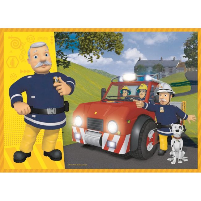 PUZZLE TREFL 4IN1 POMPIERUL SAM IN ACTIUNE VIV34311