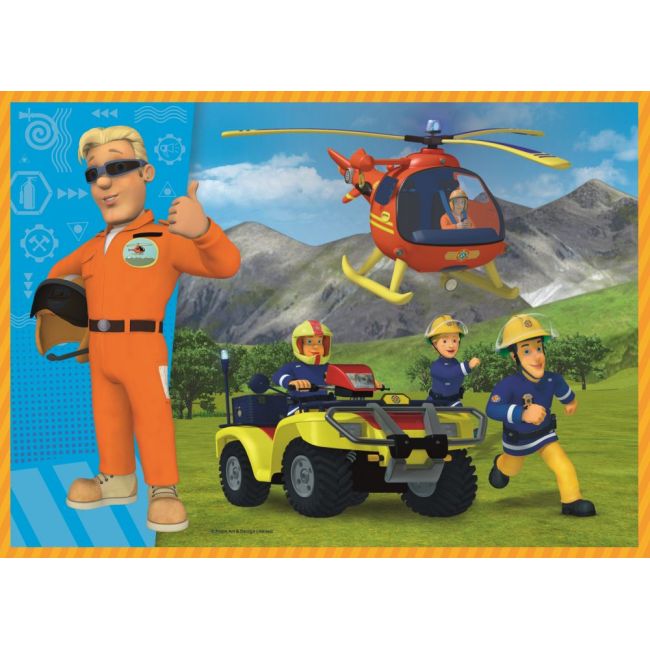 PUZZLE TREFL 4IN1 POMPIERUL SAM IN ACTIUNE VIV34311